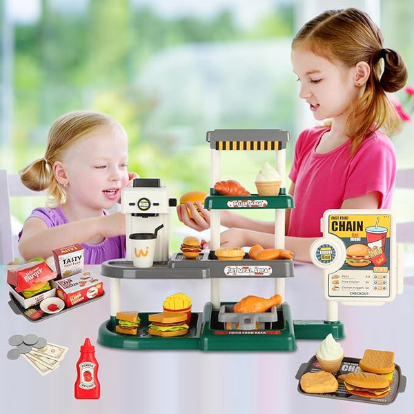 🍎 Food Set for Kids – 71pcs Pretend Play Kitchen Toy | Fun & Learning Gift 🎁