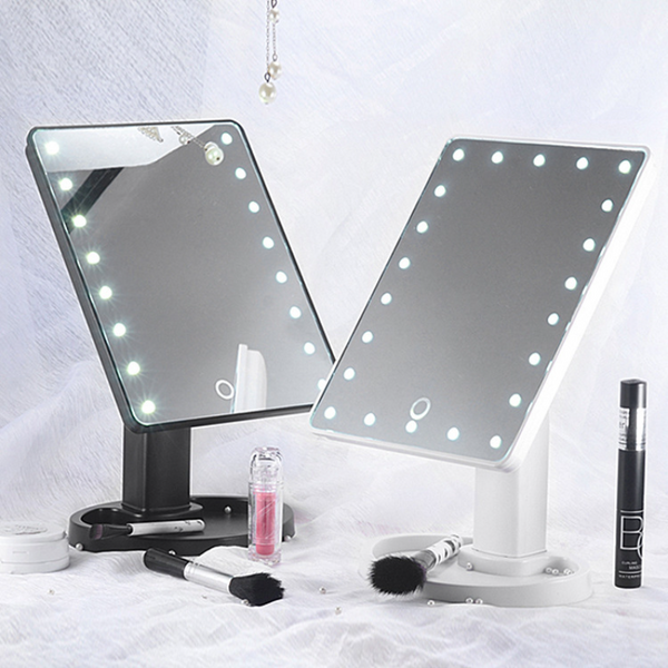 Large LED Makeup Mirror 💡 | 360° Rotating Light🔥